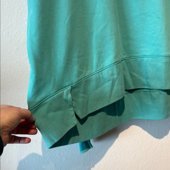 Nike Women's Teal Hoodie Sweater - Picture 4 of 9